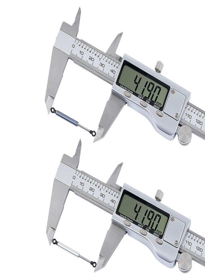 Abendor 8pcs Aluminum Shock Absorber Kit for Upgrade 1/28 RC Crawler Car, Threaded Double Barrel Shocks Damper for 1:32 Orlandoo Hunter OH32X02 Pipe Off-road Climbing RC Car Upgrade Parts (Grey) - Image 2